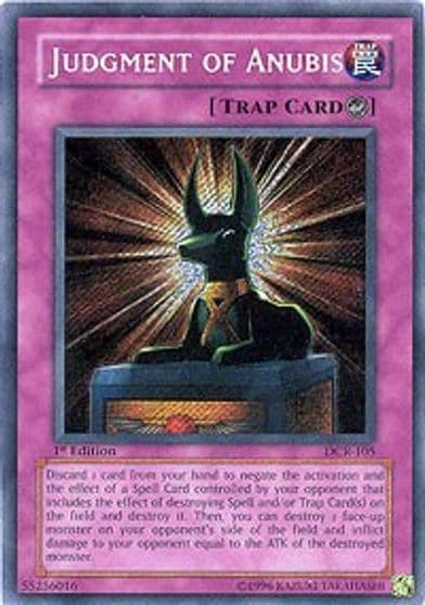 Judgment of Anubis Dark Crisis Yu-Gi-Oh! card