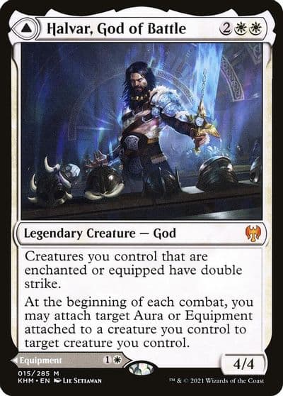 Halvar God of Battle Kaldheim Magic card