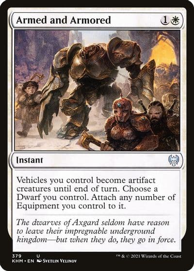Armed and Armored Kaldheim Magic card