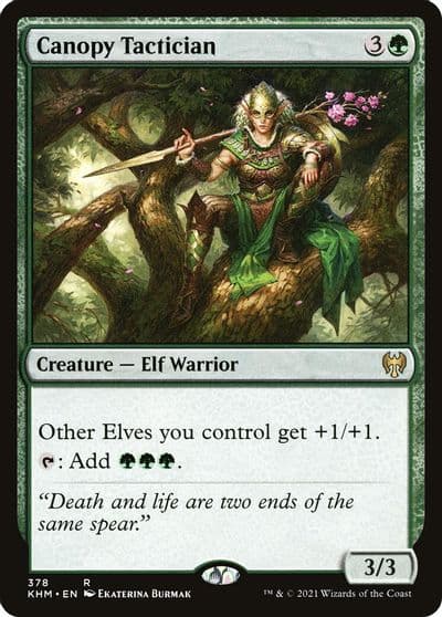 Canopy Tactician Kaldheim Magic card