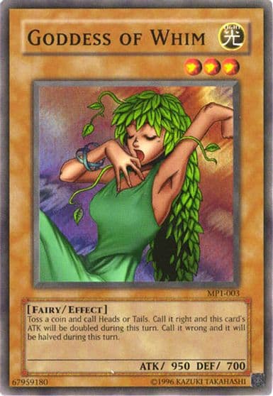 Goddess of Whim McDonald's Promo Yu-Gi-Oh! card