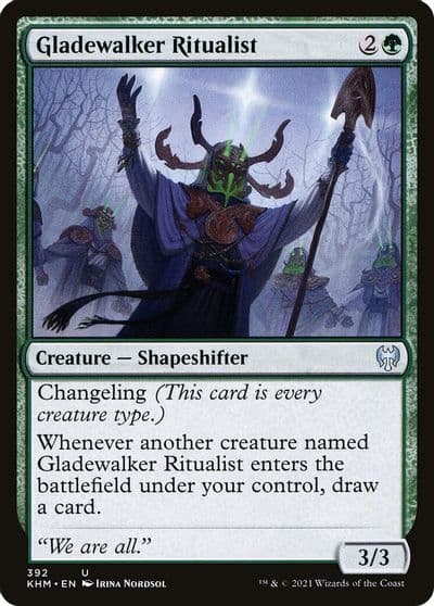 Gladewalker Ritualist Kaldheim Magic card