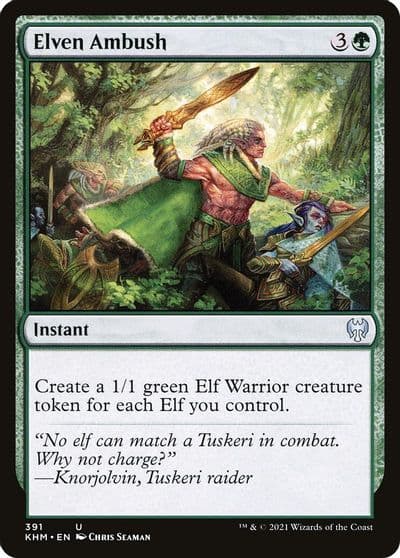 Elven Ambush Kaldheim Magic card