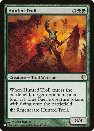 Hunted Troll The List Reprints Magic card