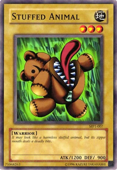 Stuffed Animal McDonald's Promo Yu-Gi-Oh! card