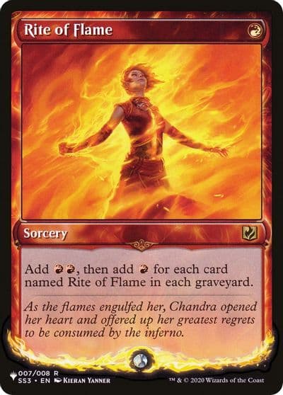 Rite of Flame The List Reprints Magic card