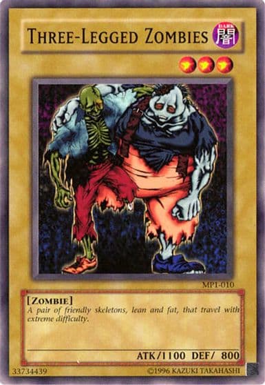 Three Legged Zombies McDonald's Promo Yu-Gi-Oh! card