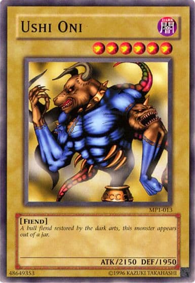 Ushi Oni McDonald's Promo Yu-Gi-Oh! card