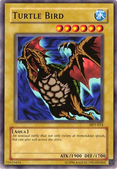 Turtle Bird McDonald's Promo Yu-Gi-Oh! card