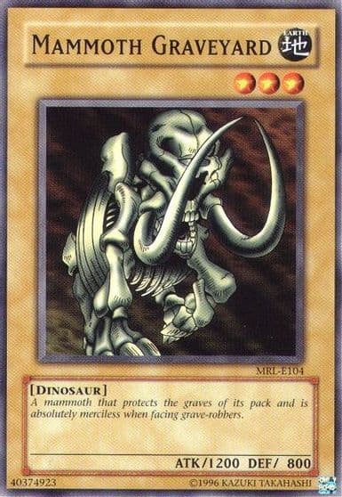 Mammoth Graveyard Magic Ruler Yu-Gi-Oh! card