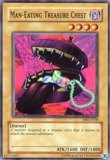 Man Eating Treasure Chest Magic Ruler Yu-Gi-Oh! card
