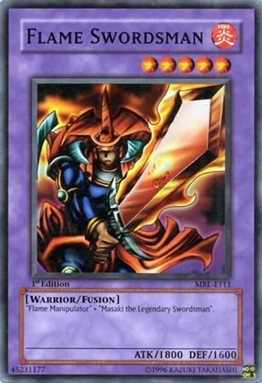 Flame Swordsman Magic Ruler Yu-Gi-Oh! card