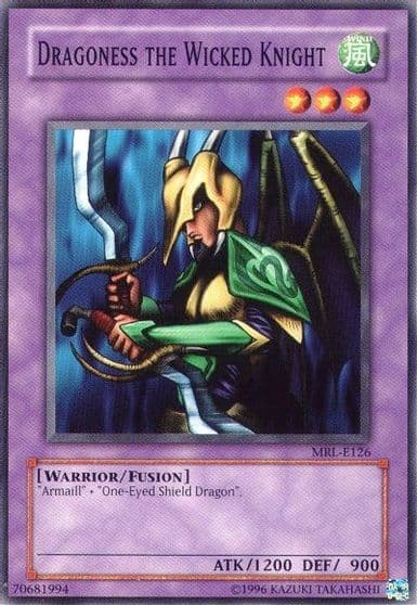 Dragoness the Wicked Knight Magic Ruler Yu-Gi-Oh! card