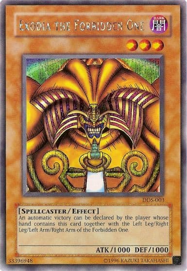 Exodia the Forbidden One Dark Duel Stories Yu-Gi-Oh! Video Game Promotional Cards Yu-Gi-Oh! card