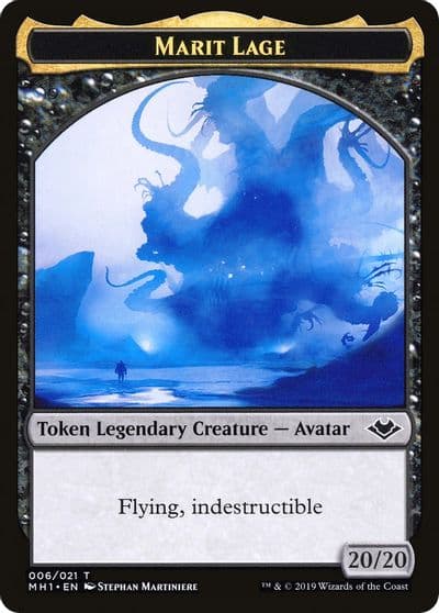 Marit Lage Zombie Double Sided Token Modern Horizons Magic card
