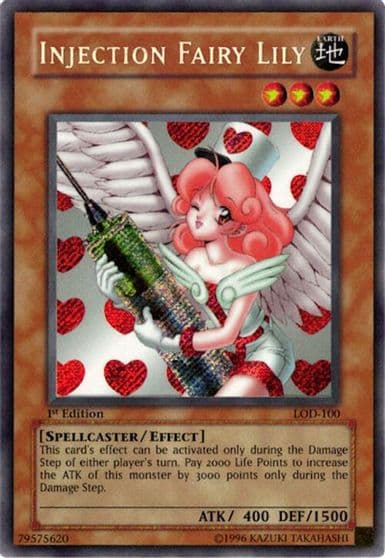 Injection Fairy Lily Legacy of Darkness Yu-Gi-Oh! card