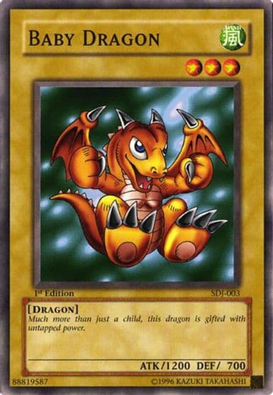 Baby Dragon Starter Deck: Joey Yu-Gi-Oh! card