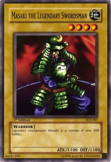 Masaki the Legendary Swordsman Starter Deck: Joey Yu-Gi-Oh! card