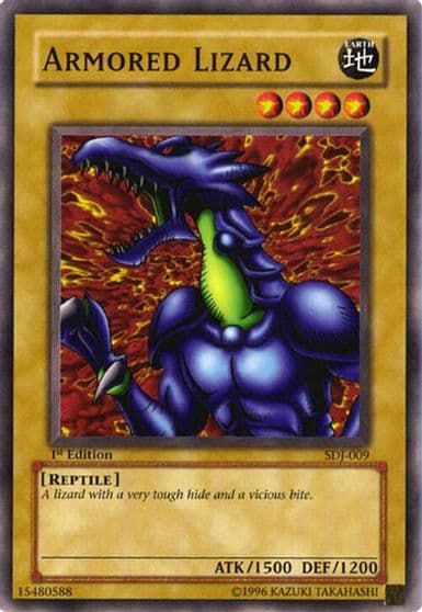 Armored Lizard Starter Deck: Joey Yu-Gi-Oh! card