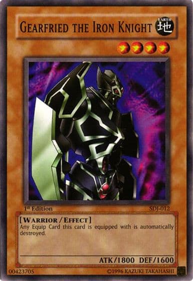 Gearfried the Iron Knight Starter Deck: Joey Yu-Gi-Oh! card