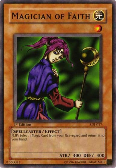 Magician of Faith Starter Deck: Joey Yu-Gi-Oh! card
