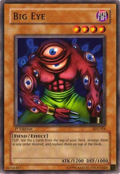 Big Eye Starter Deck: Joey Yu-Gi-Oh! card