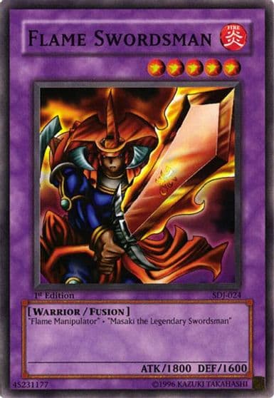Flame Swordsman Starter Deck: Joey Yu-Gi-Oh! card