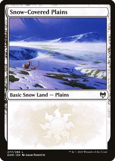 Snow Covered Plains 277 Kaldheim Magic card
