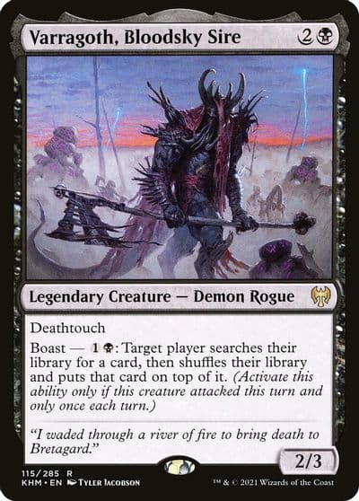 Varragoth Bloodsky Sire Kaldheim Magic card