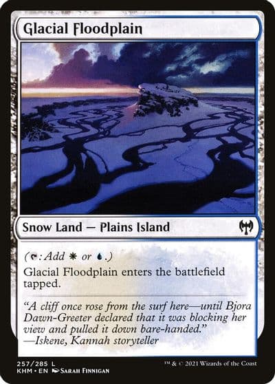 Glacial Floodplain Kaldheim Magic card