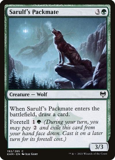 Sarulfs Packmate Kaldheim Magic card