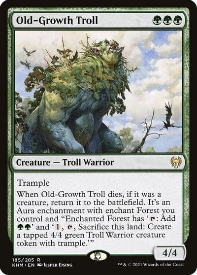 Old Growth Troll Kaldheim Magic card