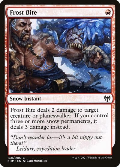 Frost Bite Kaldheim Magic card