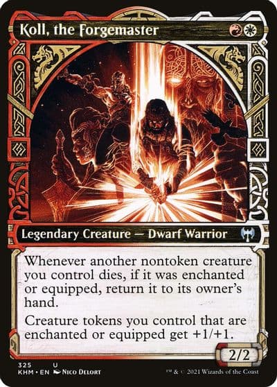 Koll the Forgemaster Showcase Kaldheim Magic card