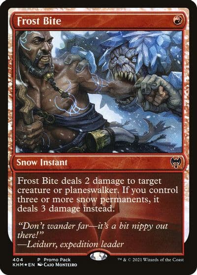 Frost Bite Promo Pack: Kaldheim Magic card