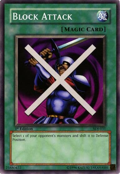 Block Attack Starter Deck: Joey Yu-Gi-Oh! card