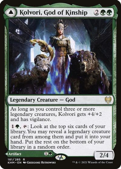 Kolvori God of Kinship Kaldheim Magic card