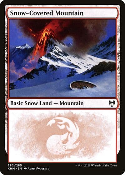 Snow Covered Mountain 282 Kaldheim Magic card