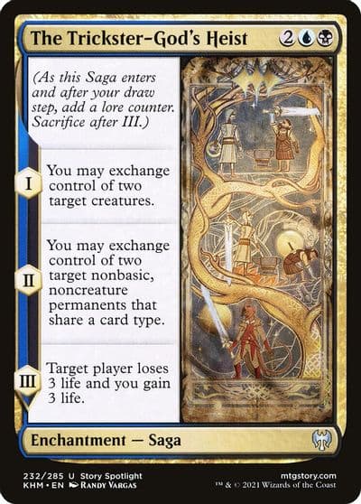 The Trickster Gods Heist Kaldheim Magic card