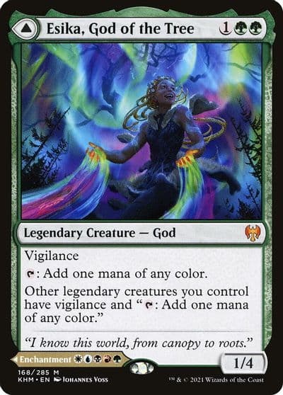 Esika God of the Tree Kaldheim Magic card