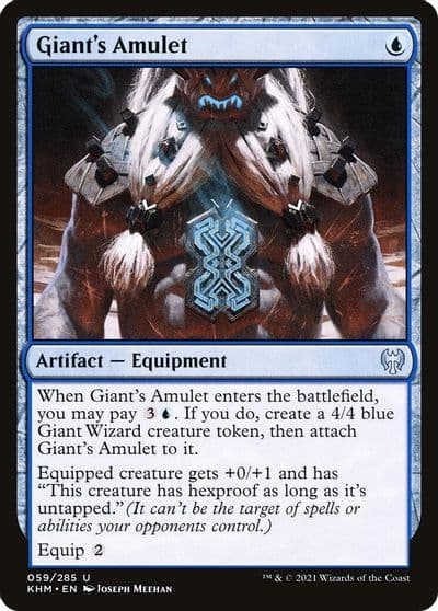 Giants Amulet Kaldheim Magic card