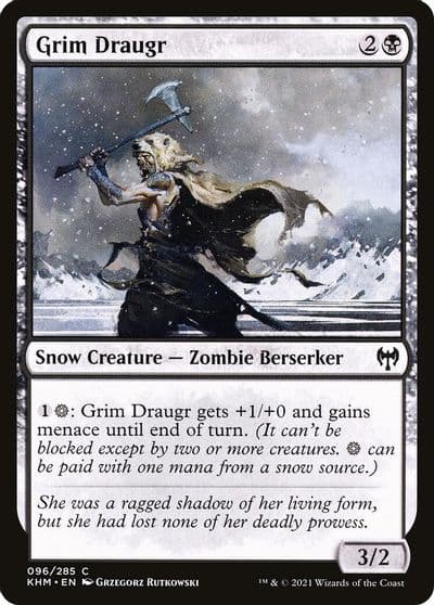Grim Draugr Kaldheim Magic card