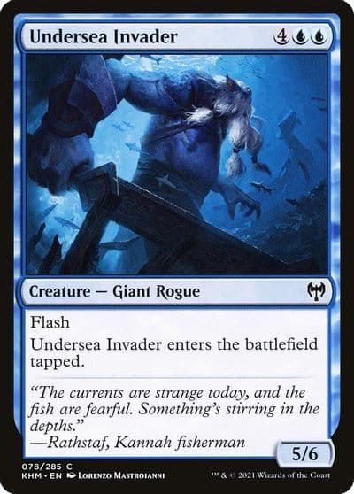 Undersea Invader Kaldheim Magic card