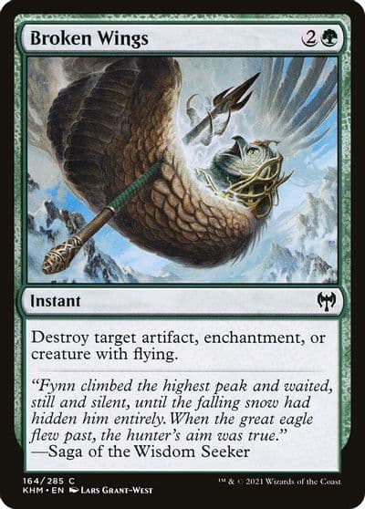 Broken Wings Kaldheim Magic card