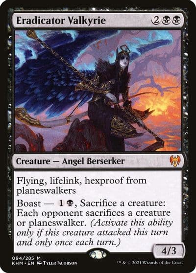 Eradicator Valkyrie Kaldheim Magic card