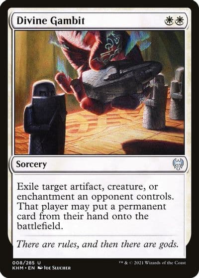 Divine Gambit Kaldheim Magic card