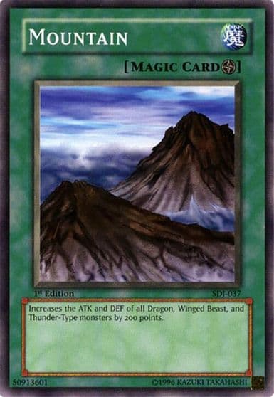 Mountain Starter Deck: Joey Yu-Gi-Oh! card