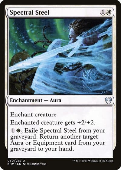 Spectral Steel Kaldheim Magic card