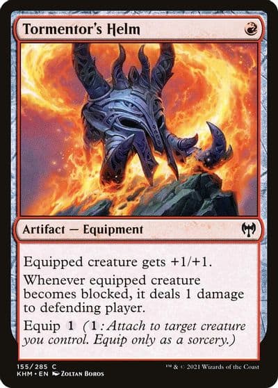Tormentors Helm Kaldheim Magic card