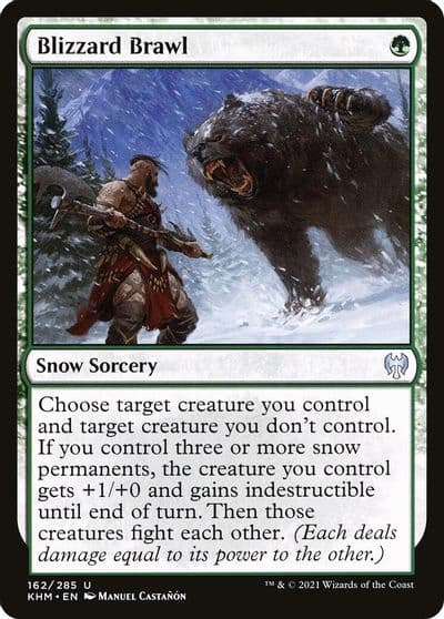 Blizzard Brawl Kaldheim Magic card